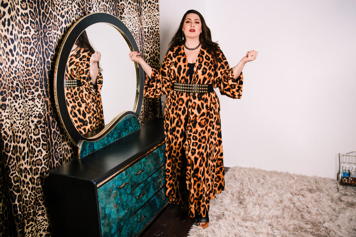 Muse Pants in "Oh La Leopard"