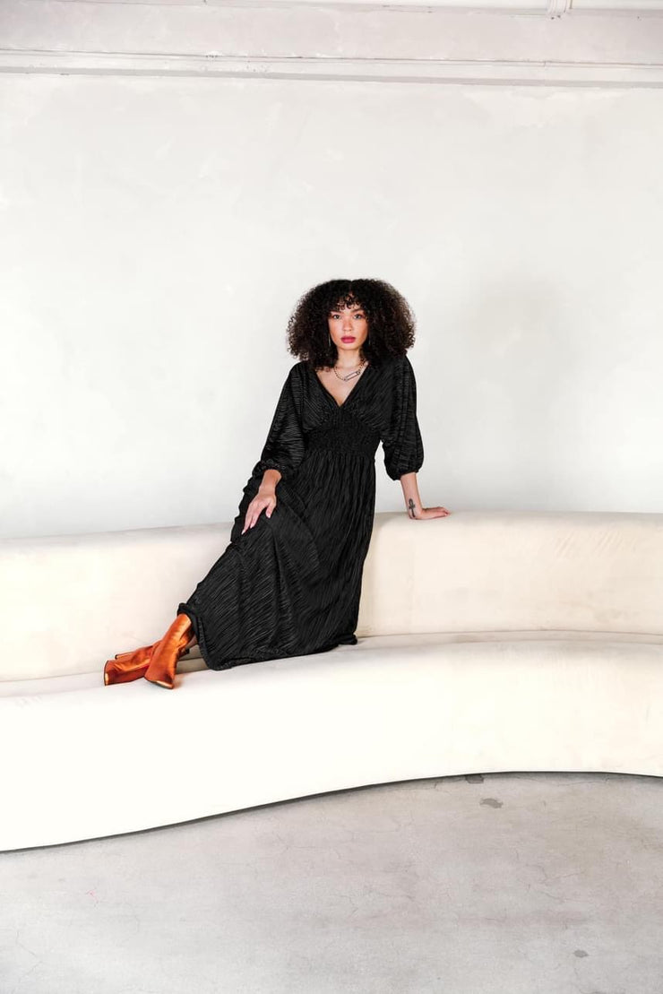 Colla Voce Dress “Black Slink”