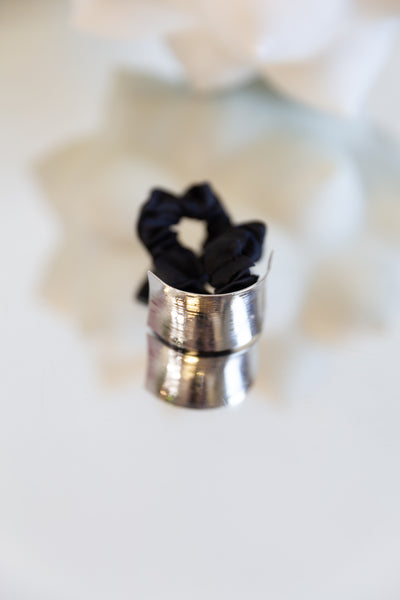 Scrunchie Hairtie (Gold & Silver)