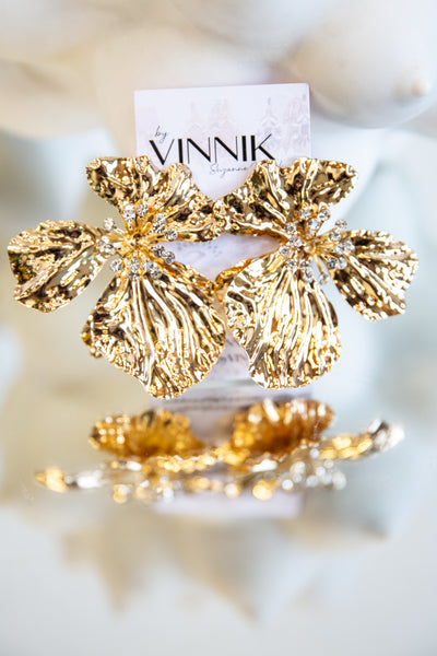 Iris Earrings (Gold)