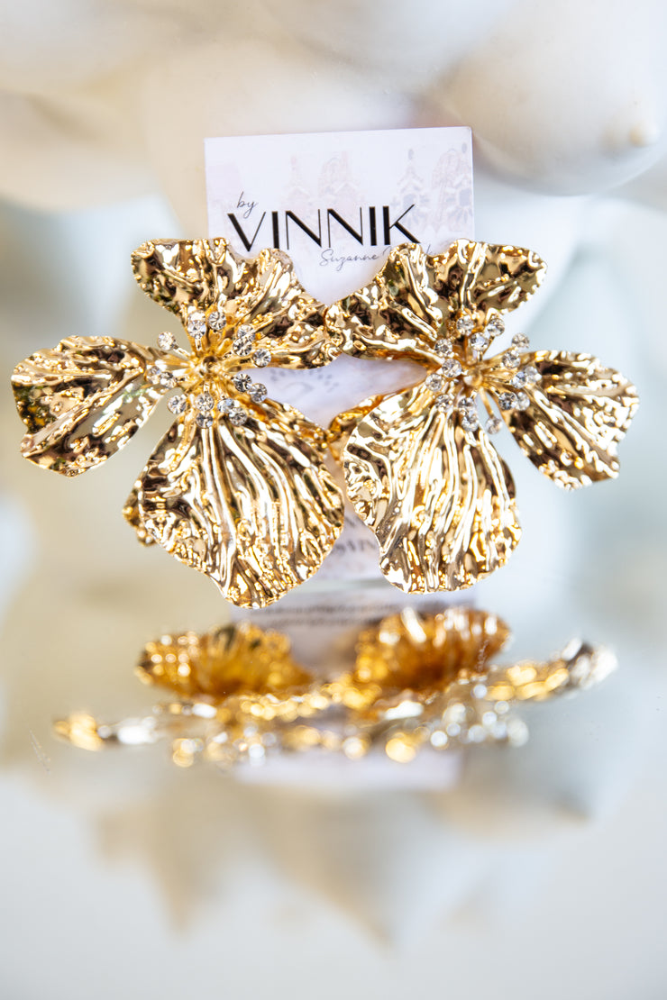 Iris Earrings (Gold)
