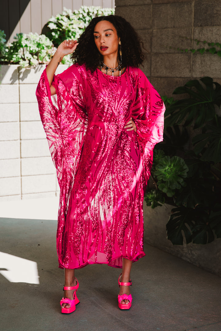 Runway Sequin Kaftan in "Aloha Caftan Society”