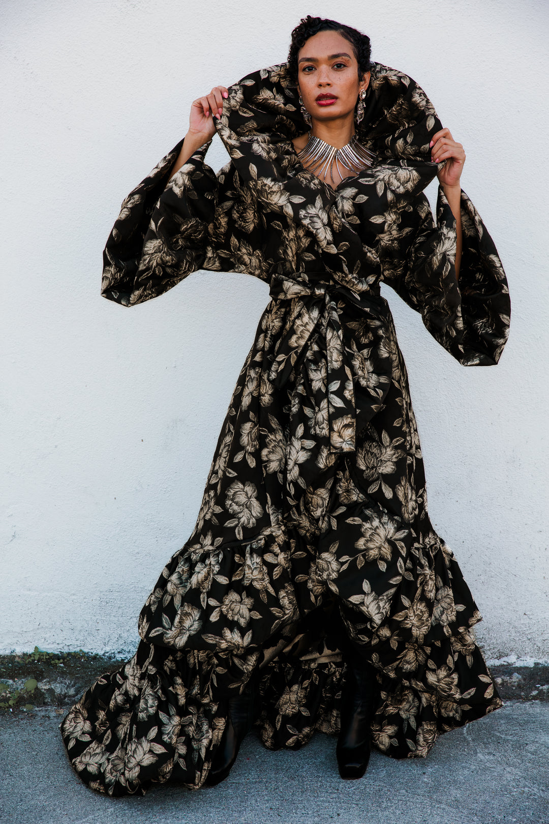 Manhattan Opera Coat Gown Custom in "Norma”