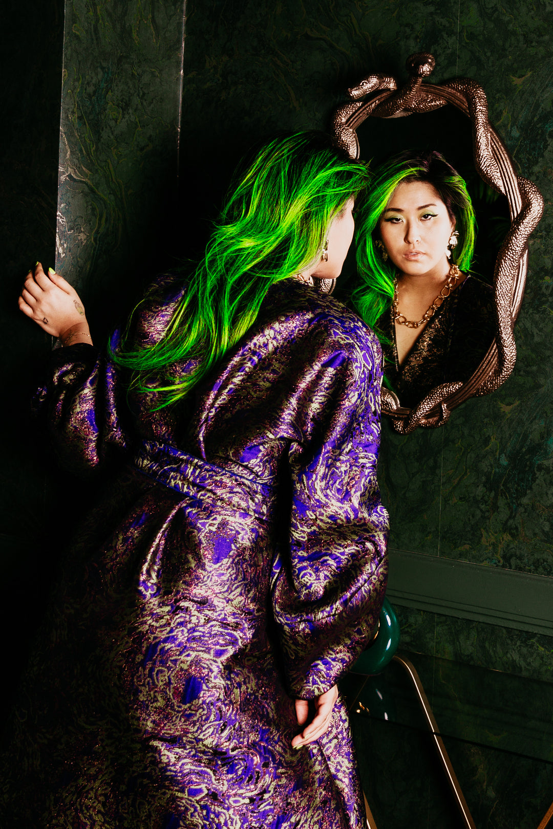 Parisian Coat in "Lucia di Lammermoor" (Blue)