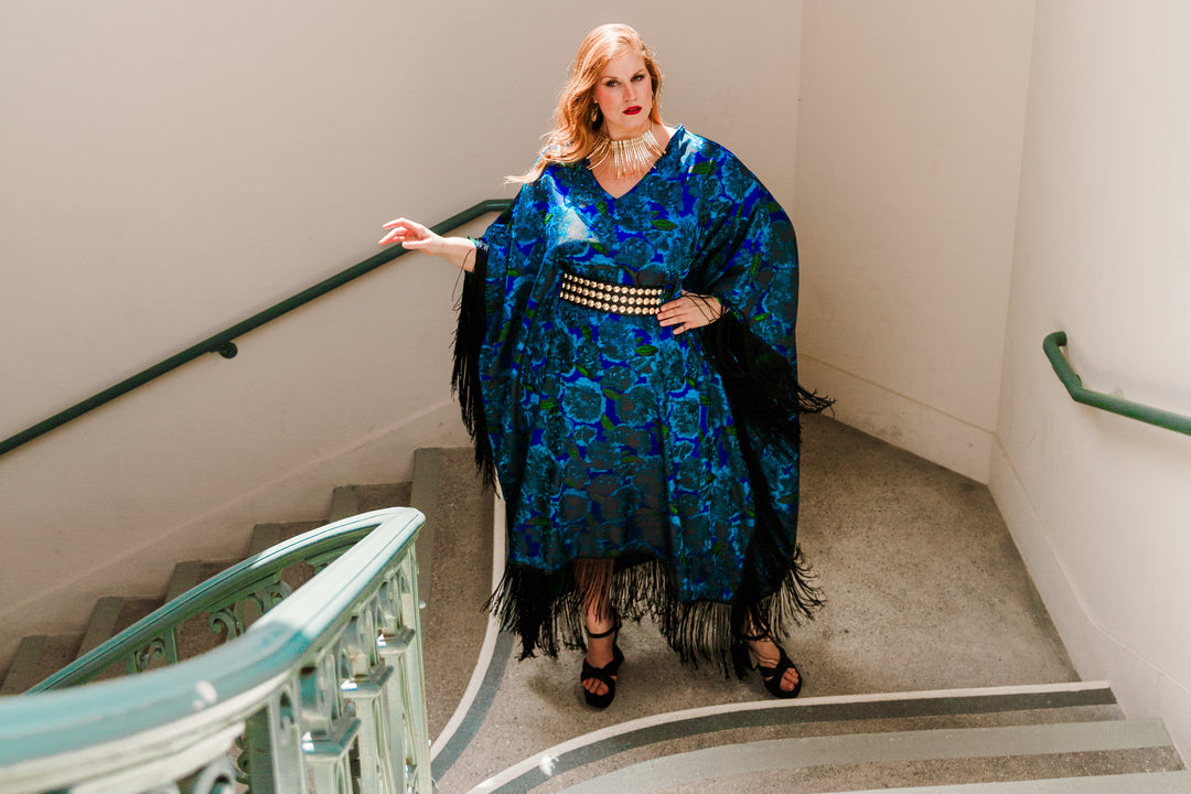 Runway Fringe Kaftan in "Frida"