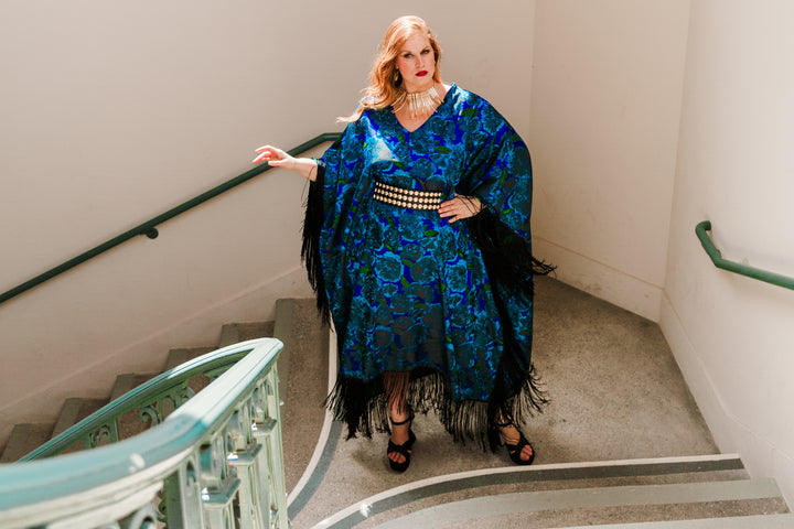 Runway Fringe Kaftan in "Frida"