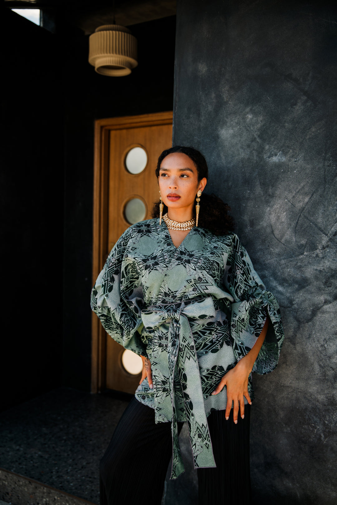 Theater Jacket in “Palm Springs" (Mint)