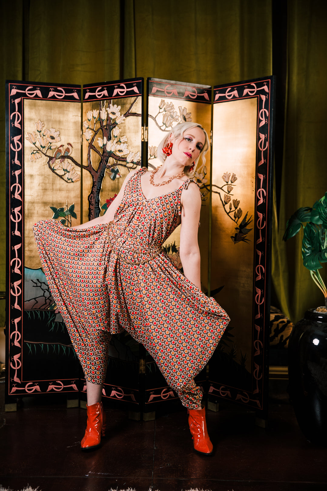 Poiret Jumpsuit in "Zest”