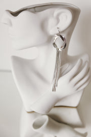 Silver Wreath Earrings