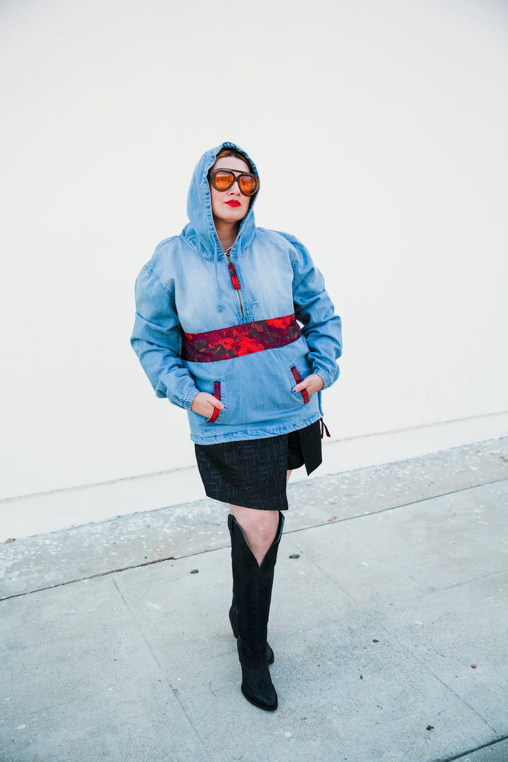 Denim Hoodie "Zelmira"