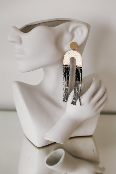 Beaded Arches Earrings (Back)