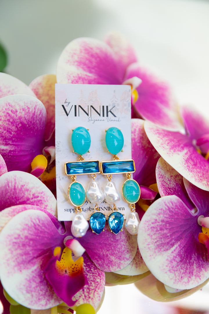 Rock Opera Earrings (Blue)