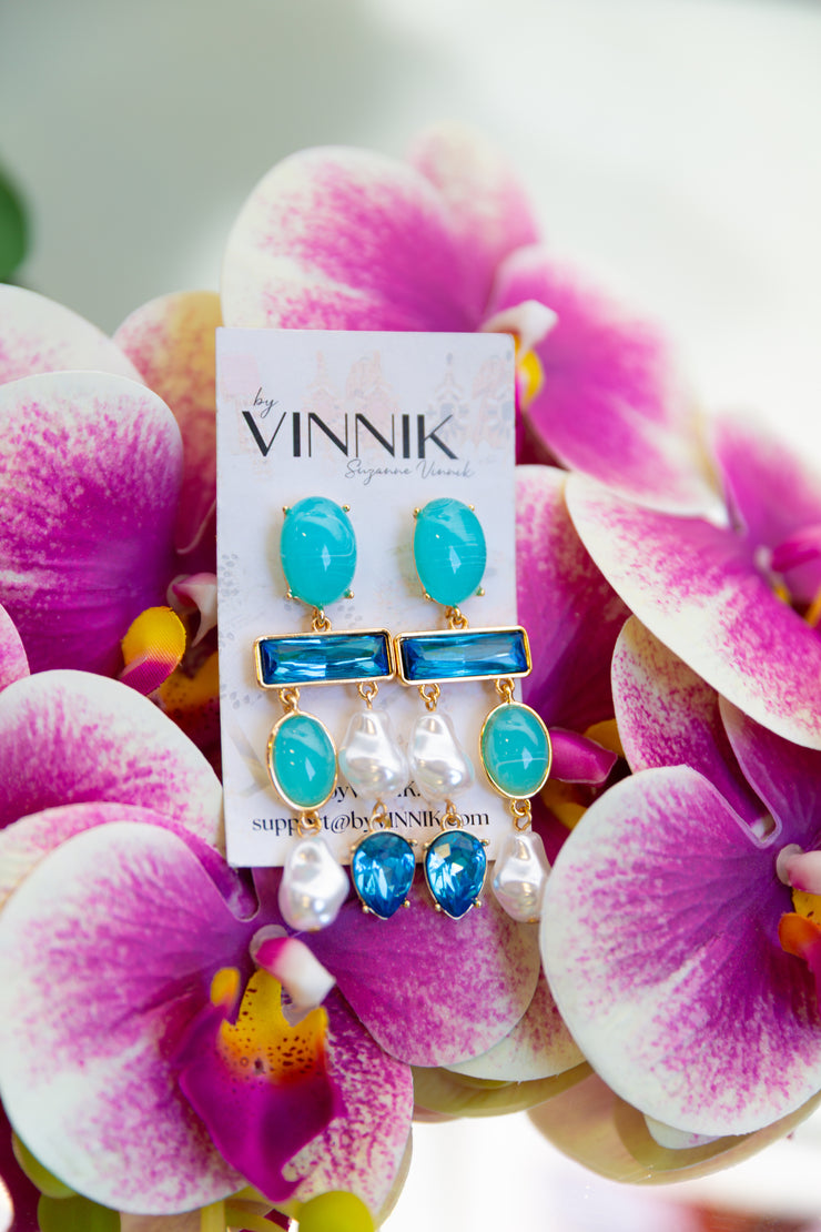 Rock Opera Earrings (Blue)