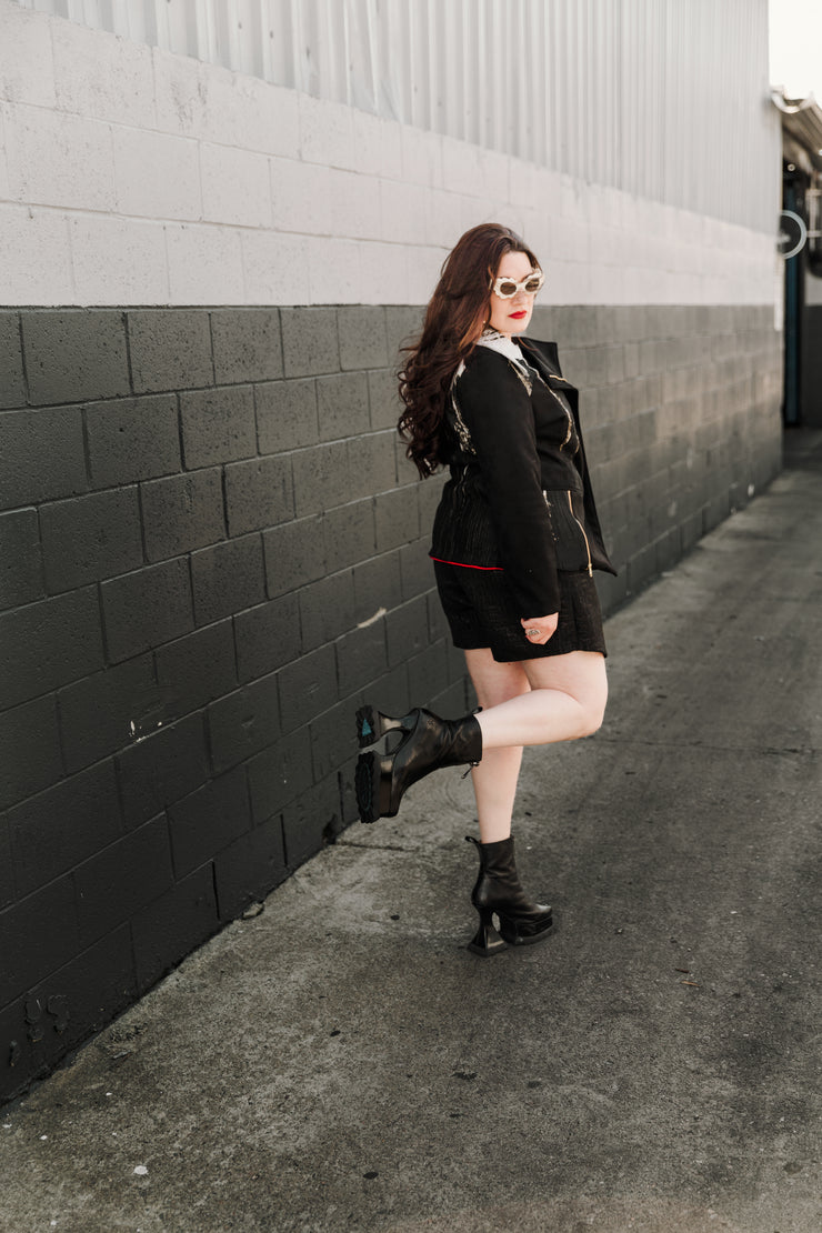 Moto Jacket  "Inchiostro" (Black)