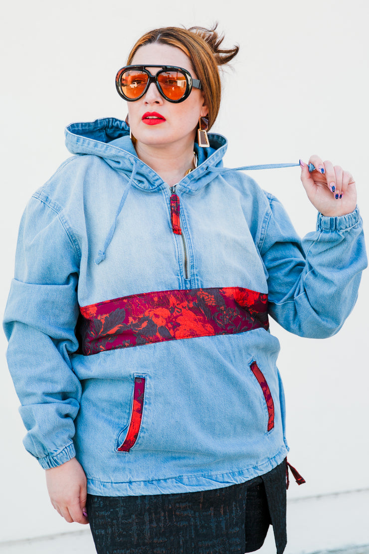 Denim Hoodie "Zelmira"