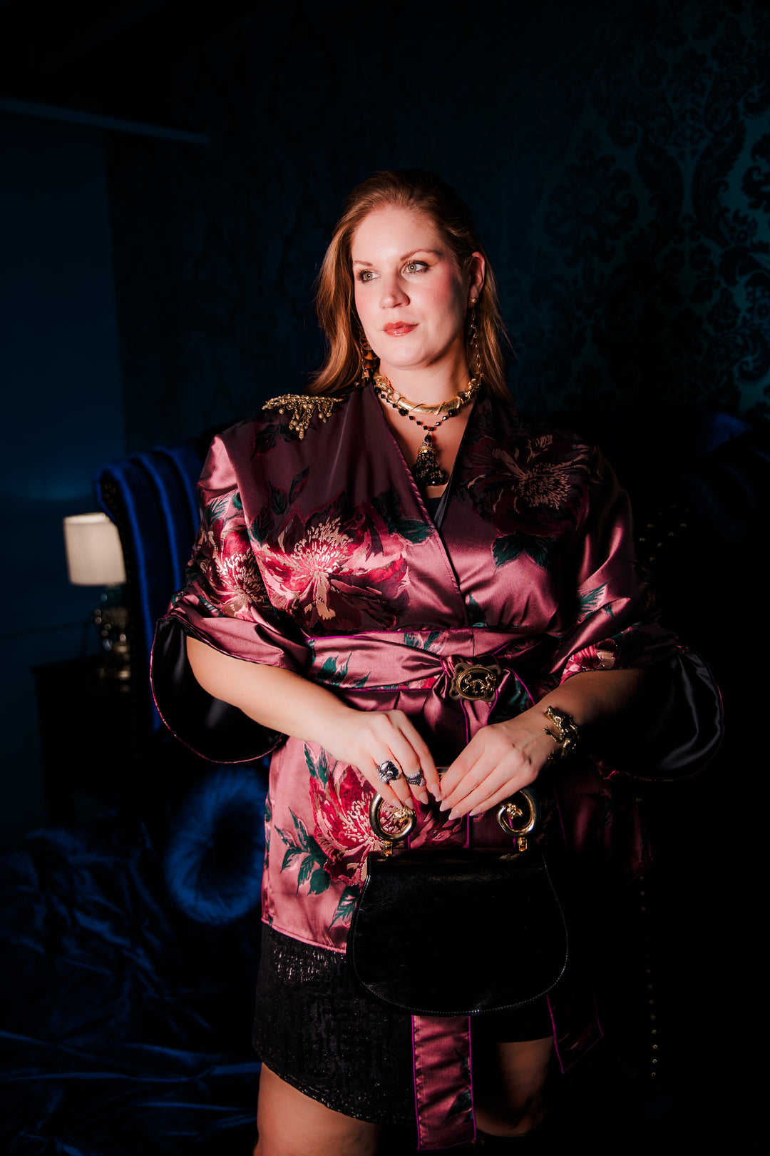 Theater Jacket in "Midnight Sonata" (Mauve)