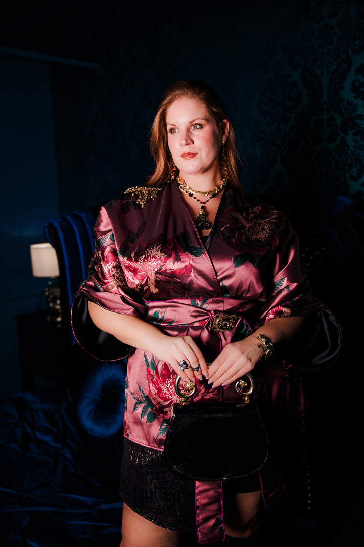 Theater Jacket in "Midnight Sonata" (Mauve)