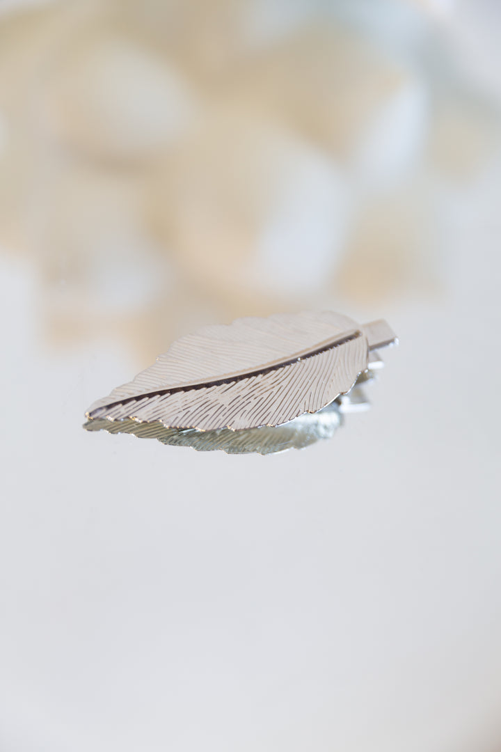 Leaf Hairclip (Gold & Silver)