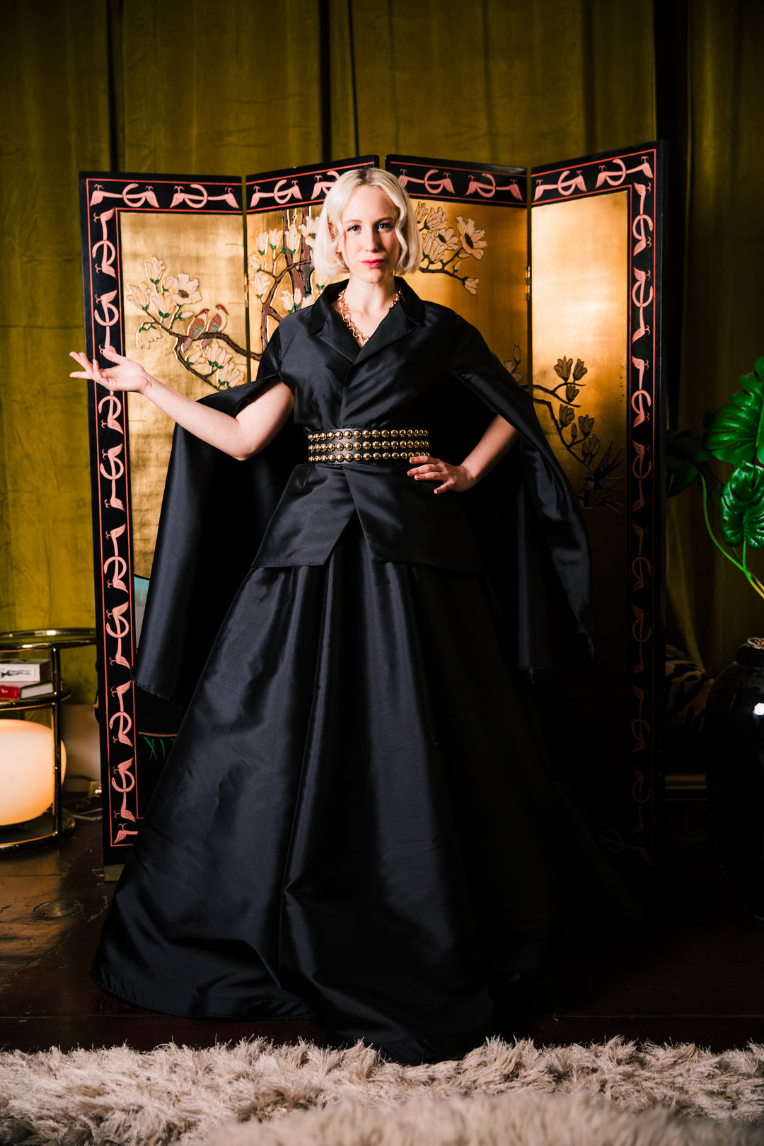 Gala Skirt in "Bad Girl Black"