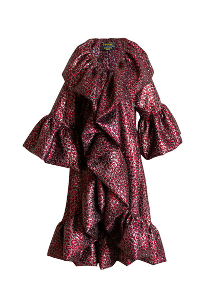 Manhattan Opera Coat in "Il Gattopardo" (Red)