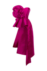 Fleur Peplum Top "Pink Taffeta"