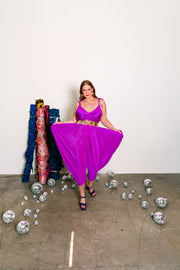 Poiret Jumpsuit in "Orchid Slink"