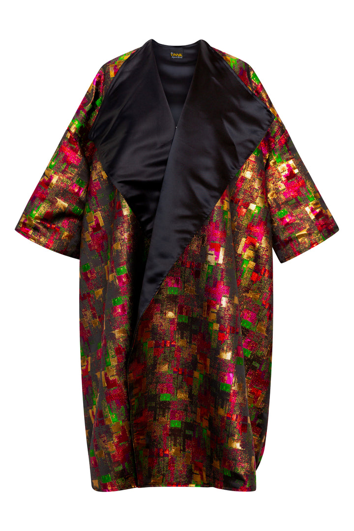 Reversible Opera Coat in "Das Plaid"