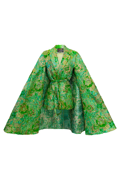 Jacquard Jape in "Flight (Green)"