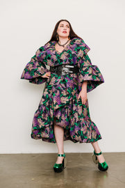 Manhattan Opera Coat in "WTF Flower" (Purple)