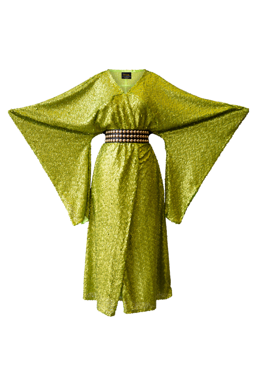 Runway Bohémienne Kimono Robe in “Brat Sequin”