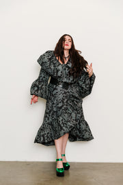 Manhattan Opera Coat in "Skulls"