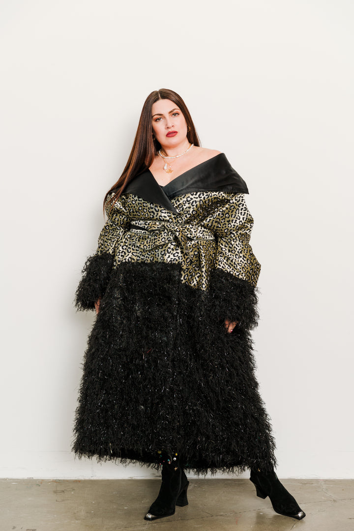 London Opera Coat in “Leopard"