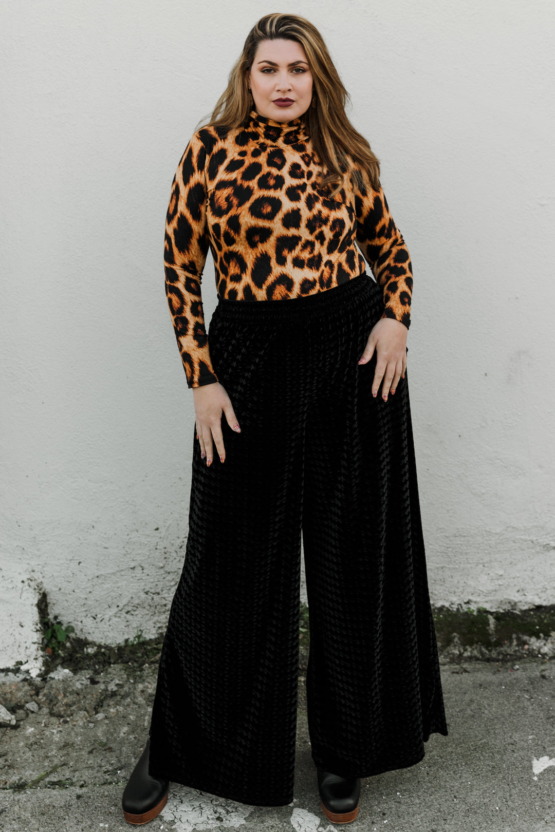 Dolcevita Turtleneck in "Oh La Leopard"