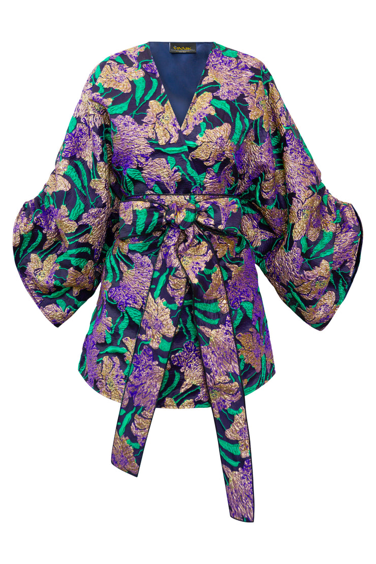 Theater Jacket “WTF Flower" (Purple)