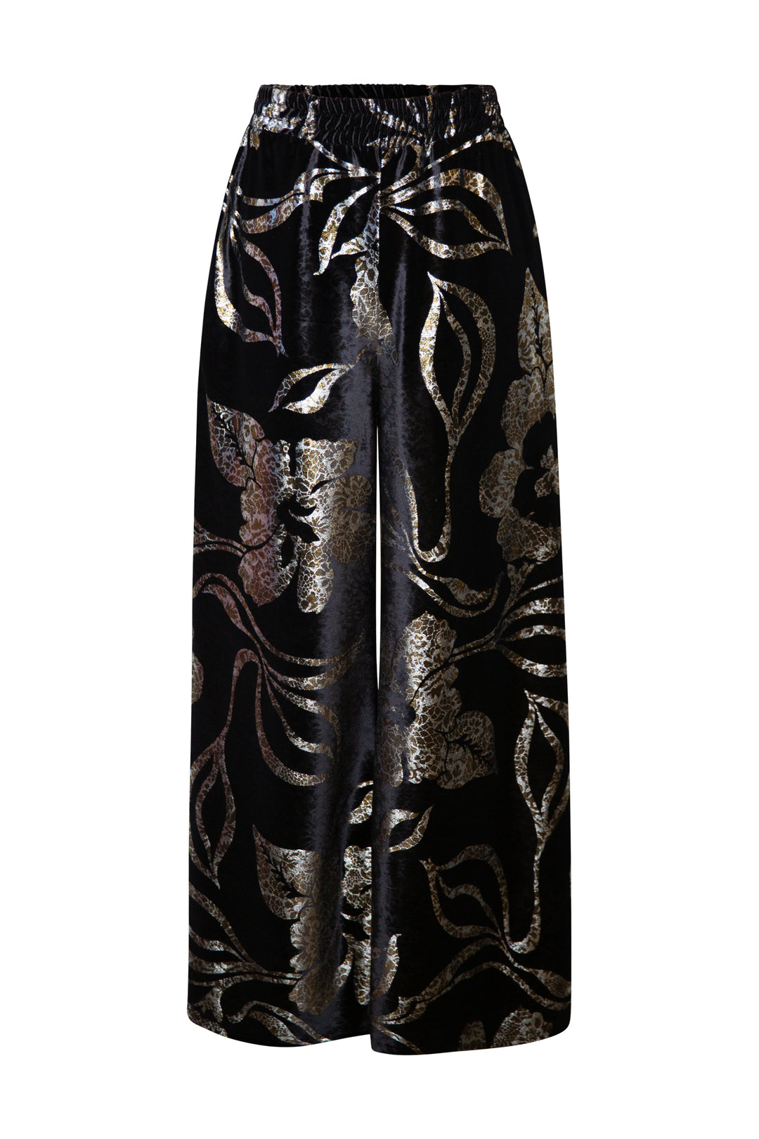 Muse Pants in “Foiled Flower Velvet”