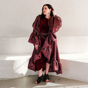 Manhattan Opera Coat in "Il Gattopardo" (Red)
