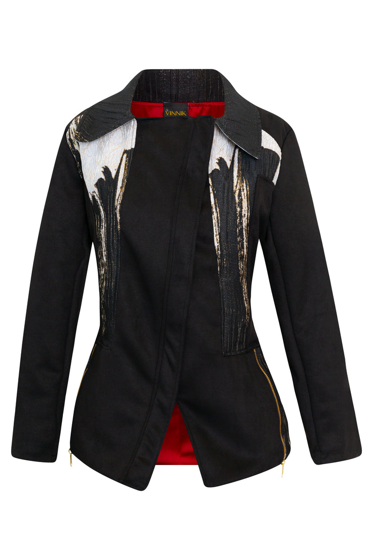 Moto Jacket  "Inchiostro" (Black)