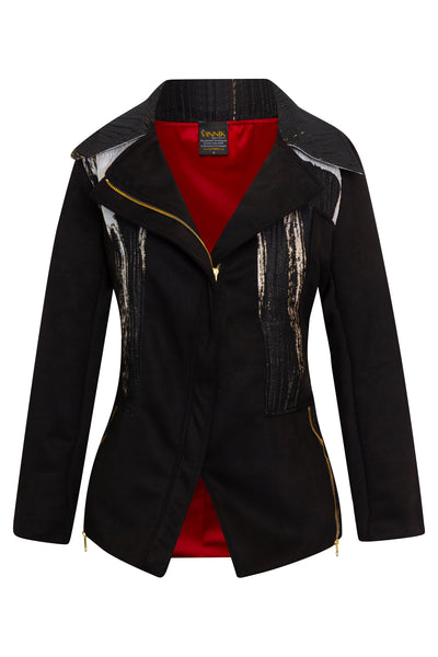 Moto Jacket  "Inchiostro" (Black)