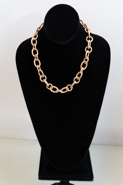 Escape From Paris: Gold Chunky Chain Necklace