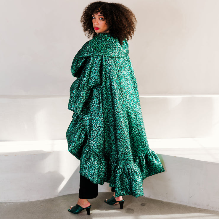 Manhattan Opera Coat in "Il Gattopardo" (Turquoise)