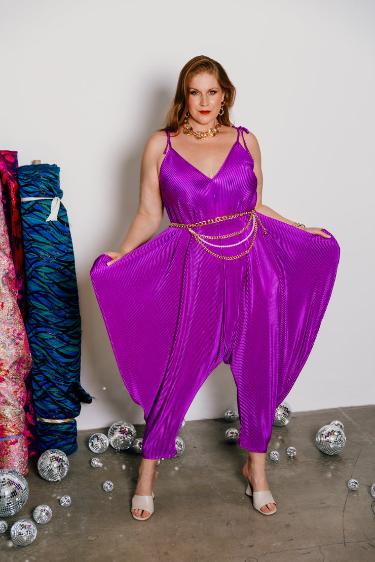 Poiret Jumpsuit in "Orchid Slink"