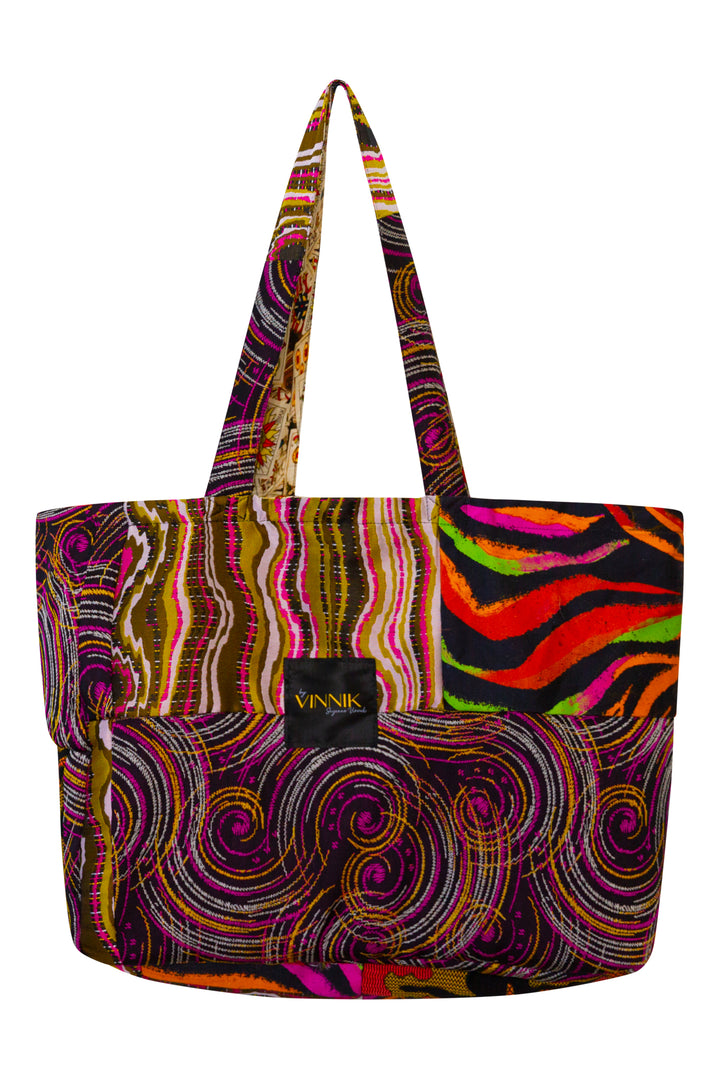 Flip Side Tote Bag "Patchwork No. 3"