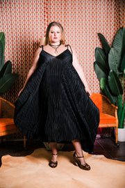 V is for Vinnik Dress in “Black Slink"