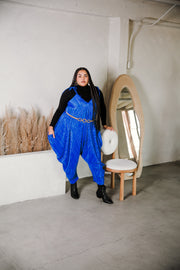 Poiret Jumpsuit in "Blue Slink"
