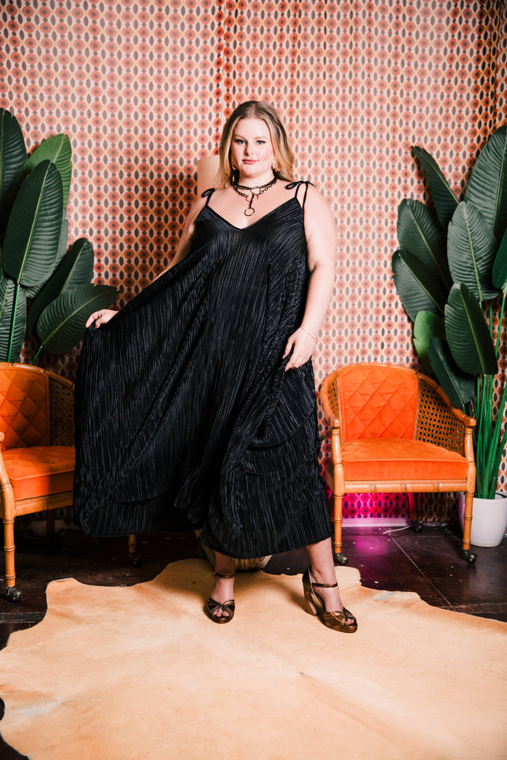 V is for Vinnik Dress in “Black Slink"