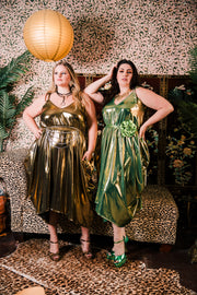 V is for Vinnik Dress “Disco Fever" (Green)