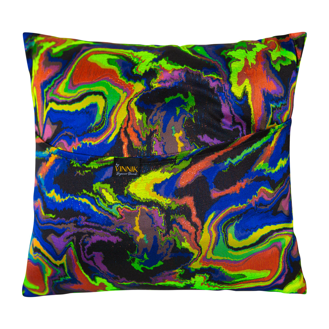 Pillow in "Brat Marble"
