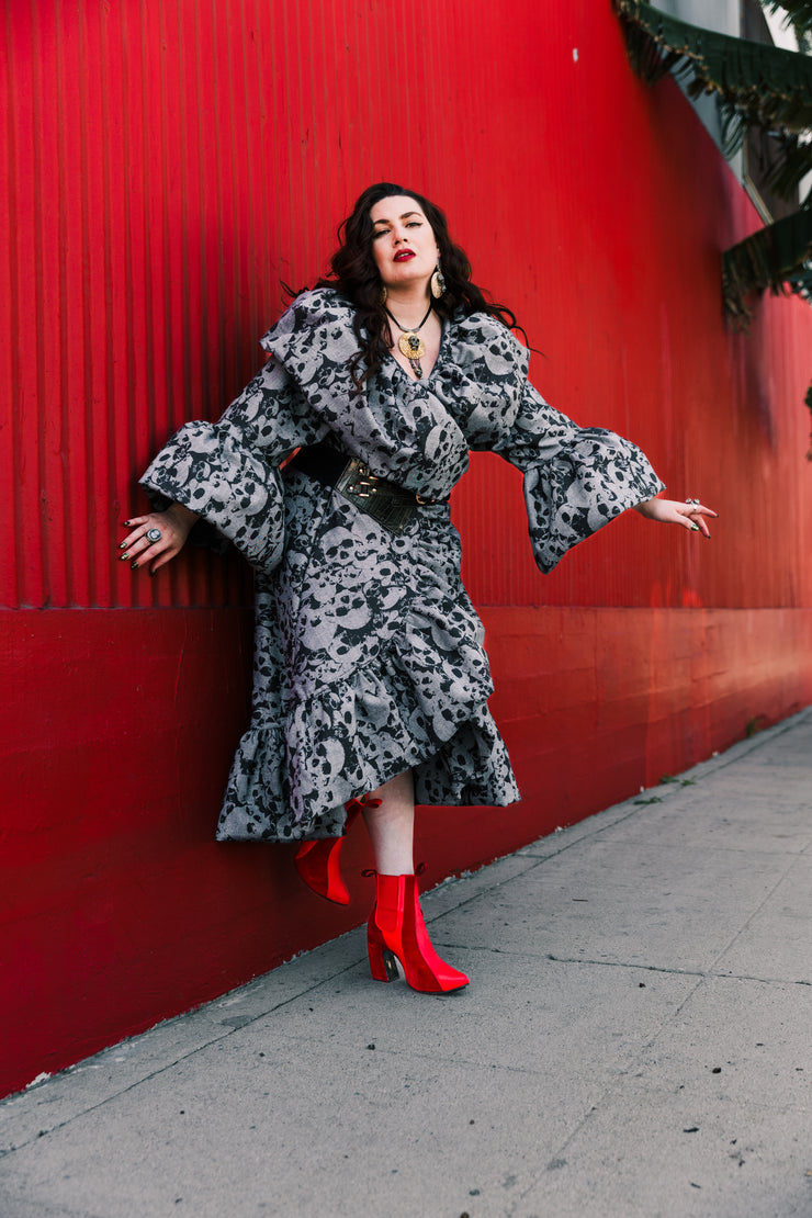 Manhattan Opera Coat in "Skulls"