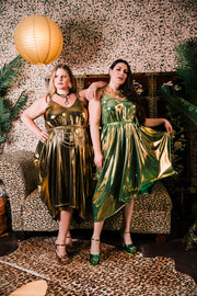 V is for Vinnik Dress “Disco Fever" (Green)