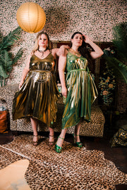 V is for Vinnik Dress “Disco Fever" (Green)